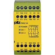PNOZ X4 24VAC 3n/o 1n/c安全继电器